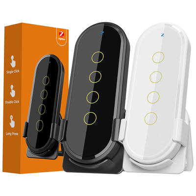 خرید Tuya ZigBee Smart Home Scene Switch 4 Gang 12 Scene Touch Light Switch کنترل از راه دور برنامه زندگی هوشمند تولید آنلاین