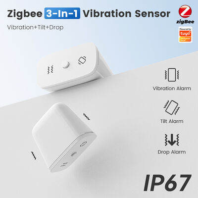 buy حسگر هوشمند 3 در 1 Tuya Zigbee با هشدار لرزش، شیب و سقوط، محافظت IP67 و تشخیص بلادرنگ از طریق اپلیکیشن هوشمند کل خانه تولید آنلاین