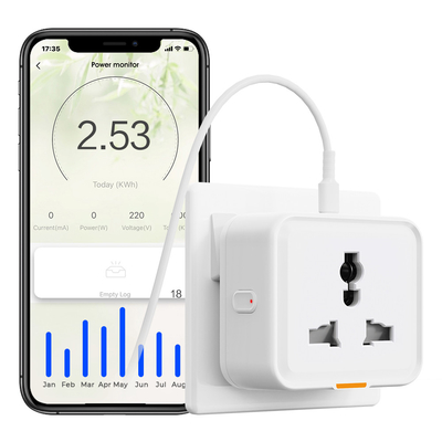 قیمت خوب تویا سوکت یونیورسل نوع C 16A WiFi RF433 Travel Adapter تویا پلاگین هوشمند خانه آنلاین