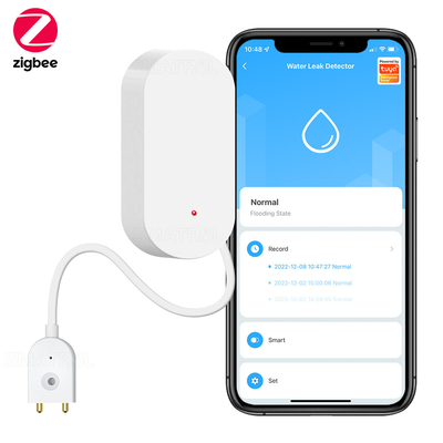 قیمت خوب سنسور نشت آب زیگبی هوشمندی خانه اخطار های نشت آب سیلاب آلارم خانه امنیتآگاه سیلاب تویا آنلاین
