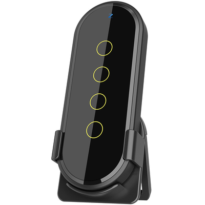 قیمت خوب Tuya ZigBee 4 Gang Smart Scene Switch 12 صحنه سفارشی، کنترل لمسی، کنترل از راه دور، نرم افزار زندگی هوشمند سازگار آنلاین