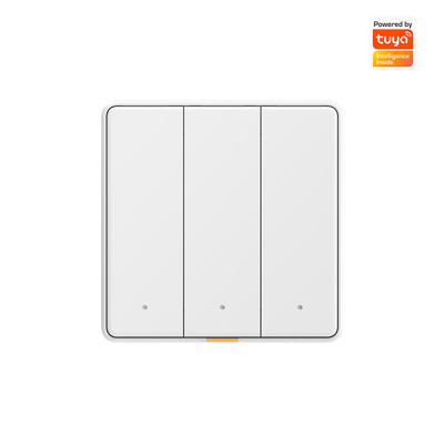 قیمت خوب Tuya WIFI RF433 Smart Wall Light Button Push Switch 110-250v بدون سیم خنثی برنامه تلفنی زمان بندی تک آتش Tmall Genie، الکسا، Google Home آنلاین