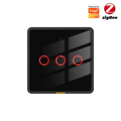 قیمت خوب سوئیچ روشنایی هوشمند Tuya Zigbee بدون سیم خنثی، بدون نیاز به خازن، 100-250 ولت، کنترل صوتی و برنامه، سازگار با الکسا و Google Home، سوئیچ EU Touch آنلاین