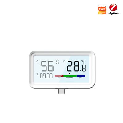 قیمت خوب تویا ZigBee هیگرومتر بی سیم و سنسور ترموتر   ️ نظارت از راه دور، کنترل برنامه، الکسا و گوگل خانه سازگار آنلاین