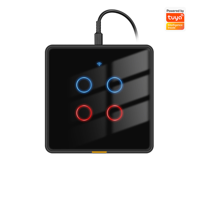 قیمت خوب Tuya WiFi Touch Wall Switch Type C، استاندارد اتحادیه اروپا، RF433, 110-240V، با تایمر و کنترل صوتی، سازگار با الکسا و Google Home برای روشنایی خانه هوشمند آنلاین