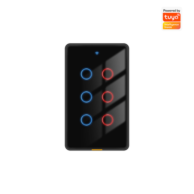 قیمت خوب Tuya Smart WiFi 6 Gang Light Switch بدون سیم خنثی، زمان بندی، کنترل صوتی، RF433, الکسا و گوگل هوم سازگار آنلاین