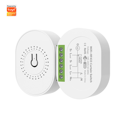 قیمت خوب SMATRUL Tuya WiFi RF433 ماژول سوئیچ پرده هوشمند، طراحی شده برای کرکره های الکتریکی، کار برای الکسا و گوگل خانه آنلاین